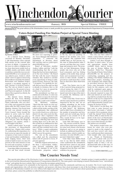 The front page, January 2026